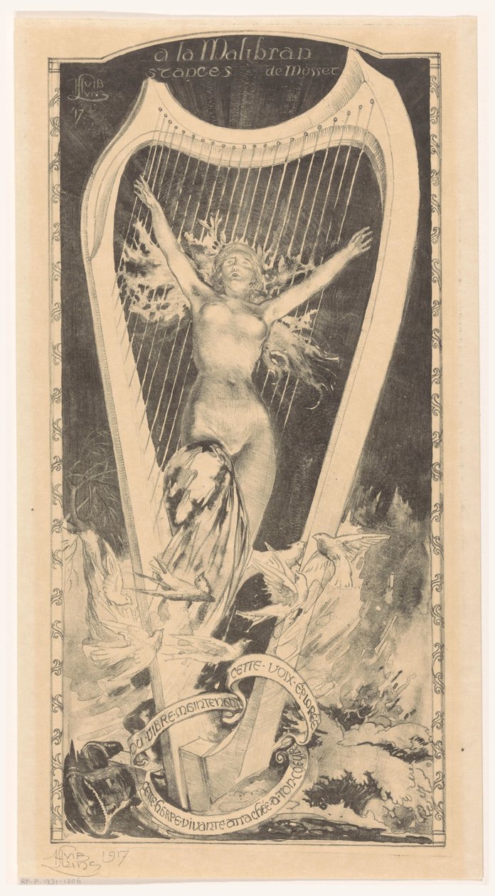 Maria Malibran para arpa
À la Malibran (título en el objeto) de Huib Luns (signed by artist)