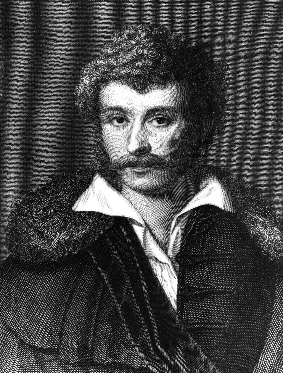 Karoly Kisfaludy, frontispicio de Minden Munkai, publicado en 1893 de Hungarian School