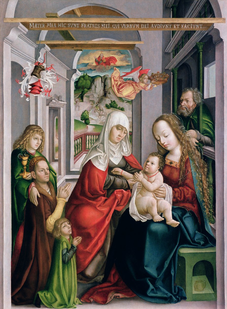 Santa Ana con la Virgen y el Niño, Eperjes, c.1520 de Hungarian School