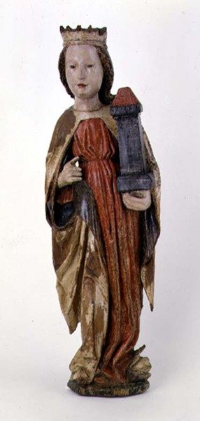 Santa Bárbara, de Kassa, 1450-60 de Hungarian School