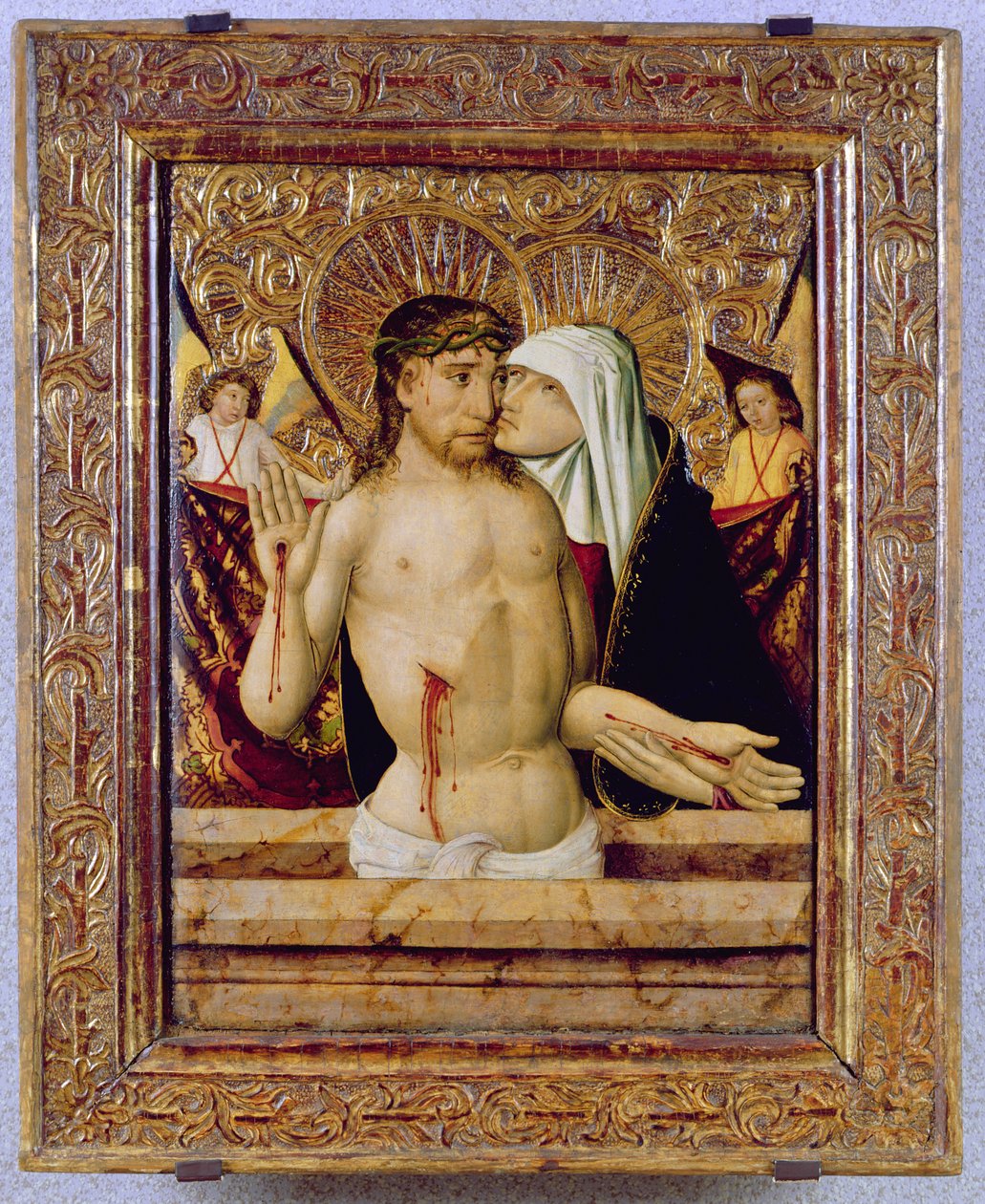 El Hombre de los Dolores, de Kassa, c.1470-80 de Hungarian School