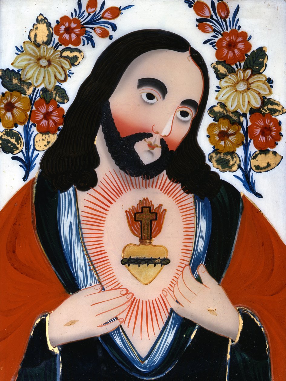El Sagrado Corazón de Jesús, segunda mitad del siglo XIX de Hungarian School