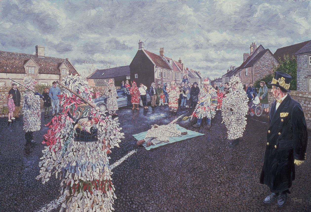 Mummers del día de San Esteban, Marshfield de Huw S. Parsons