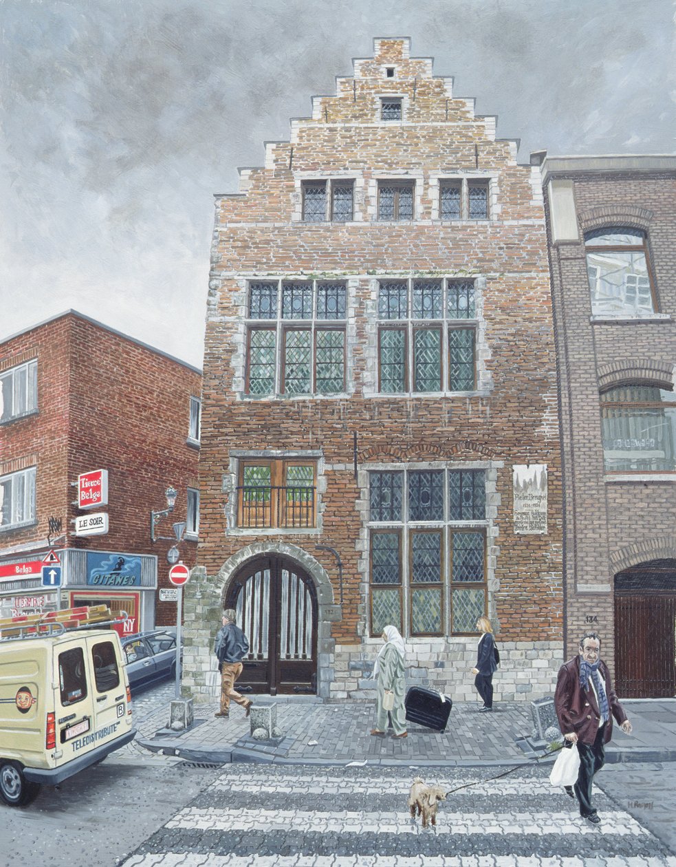 Casa de Pieter Brueghel en Bruselas, 1996 de Huw S. Parsons
