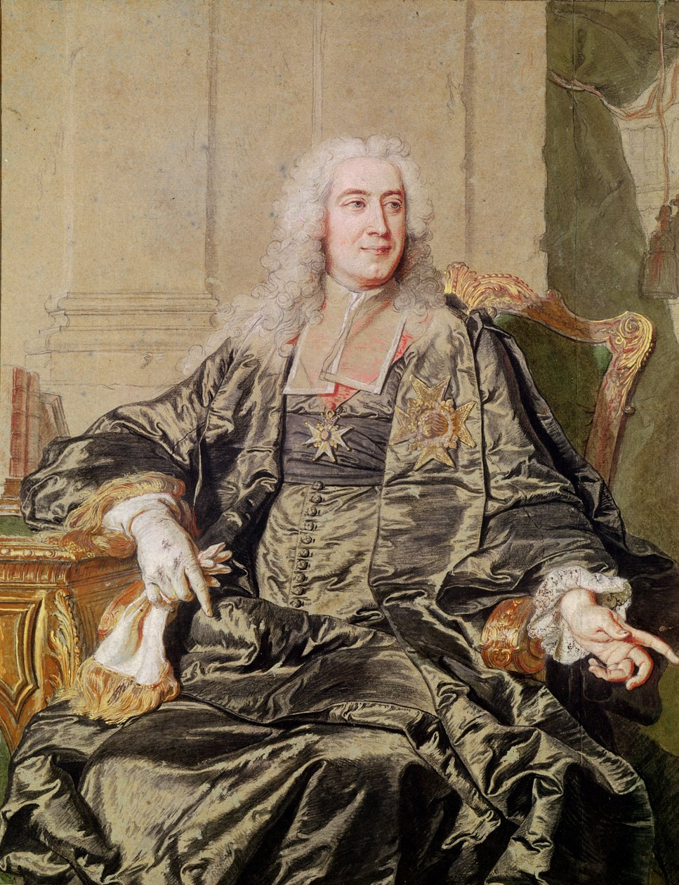 Marc Pierre de Voyer (1696-1764) Conde de Argenson de Hyacinthe Francois Rigaud