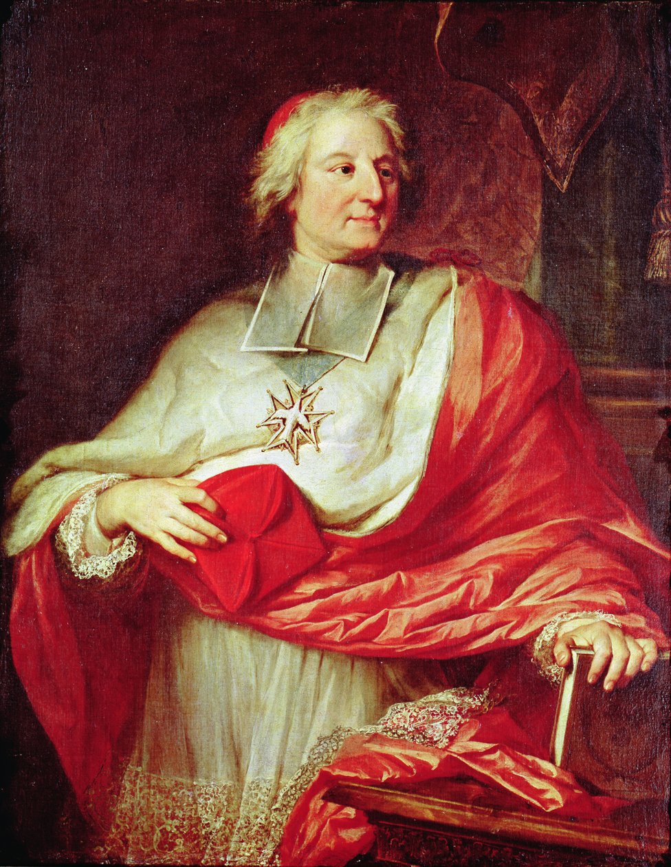 Retrato del Cardenal Melchior de Polignac (1661-1742) de Hyacinthe Francois Rigaud