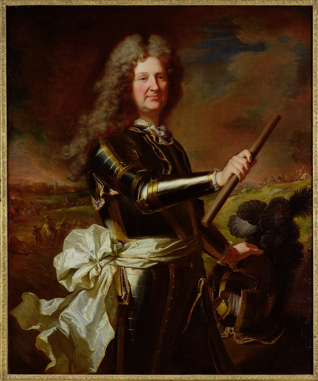 Retrato de Charles-Auguste de Matignon, Conde de Gace, Mariscal de Francia (1647-1724) 1691 de Hyacinthe Francois Rigaud