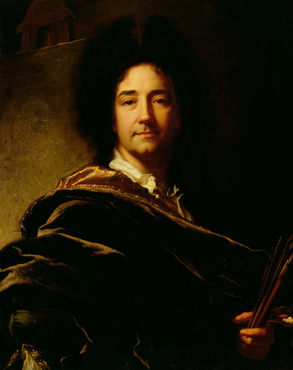 Autorretrato, 1716 de Hyacinthe Francois Rigaud