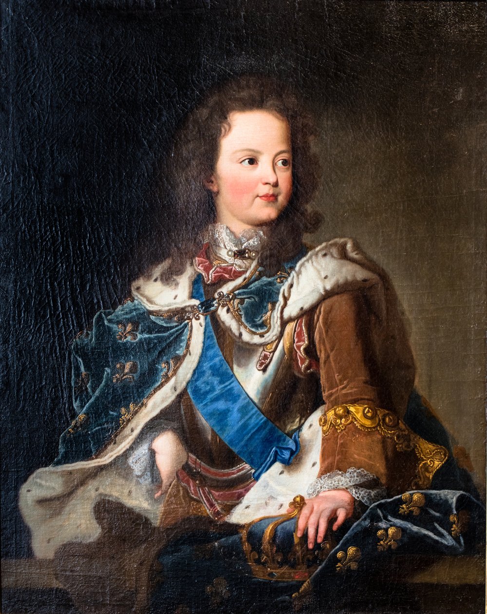 Retrato de Luis XV de niño de Hyacinthe Francois Rigaud
