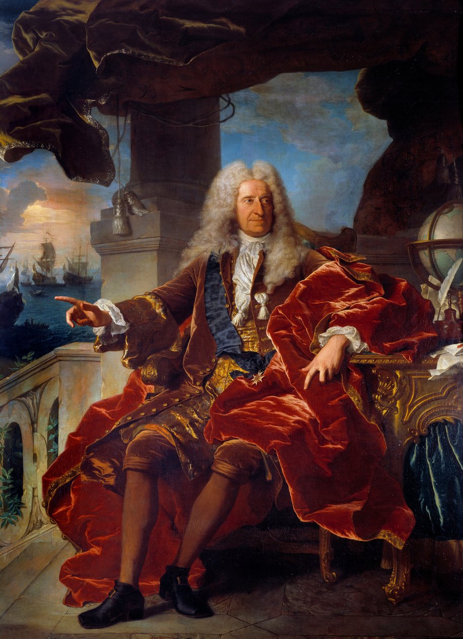Retrato del banquero Samuel Bernard (1651-1739) de Hyacinthe Francois Rigaud