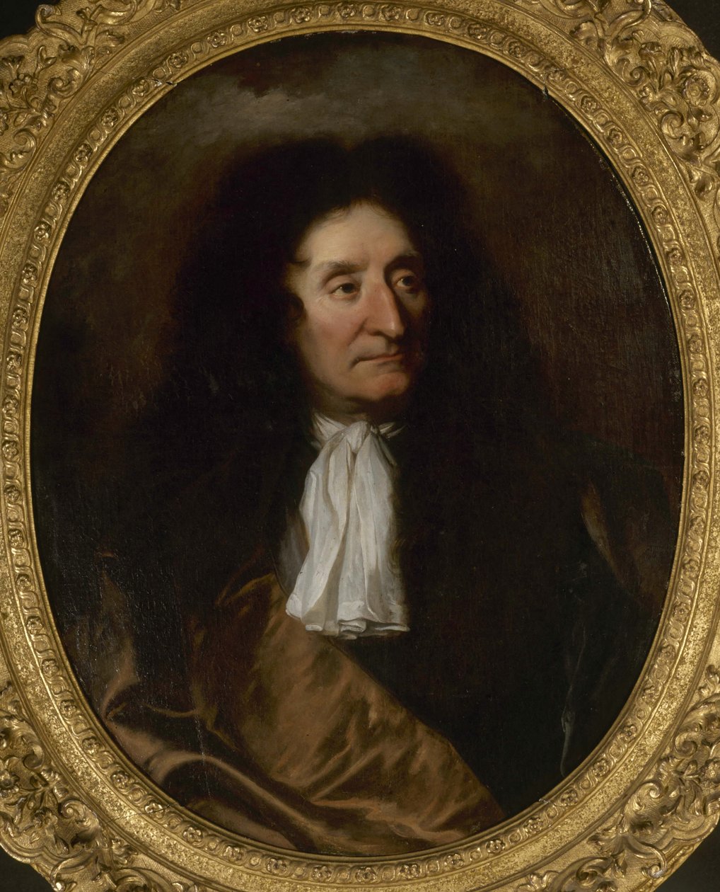 Retrato de Jean de La Fontaine 1621-1695, c. 1680 de Hyacinthe François Honoré Rigaud