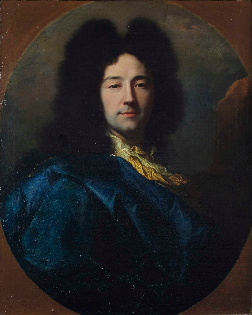 Autorretrato, llamado con el manto azul, 1696 de Hyacinthe François Honoré Rigaud