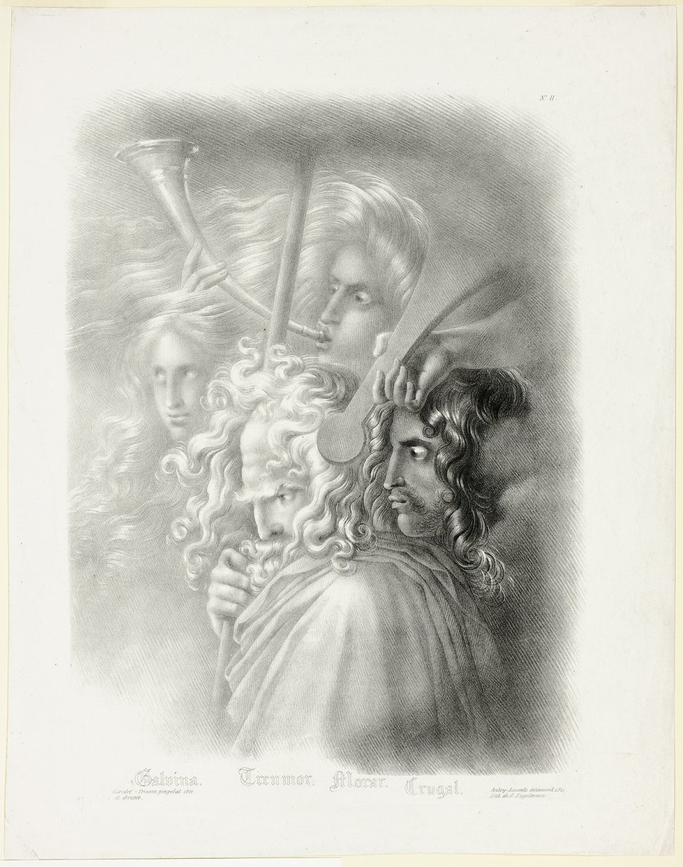 Galvina, de la Colección de Cabezas de Estudio de Hyacinthe Louis Aubry Lecomte