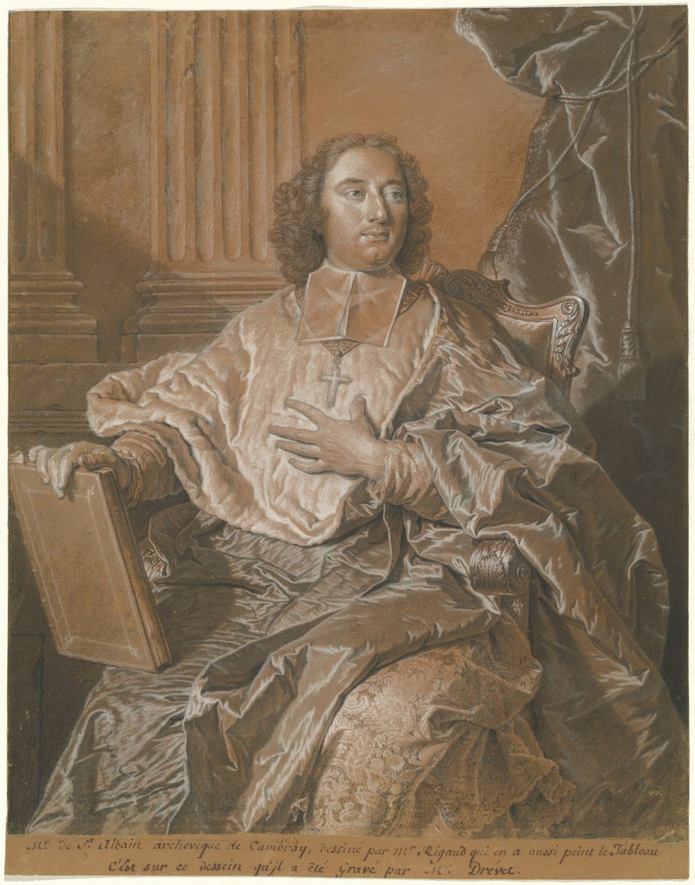 Monseñor Charles de Saint-Albin, arzobispo de Cambrai de Hyacinthe Rigaud