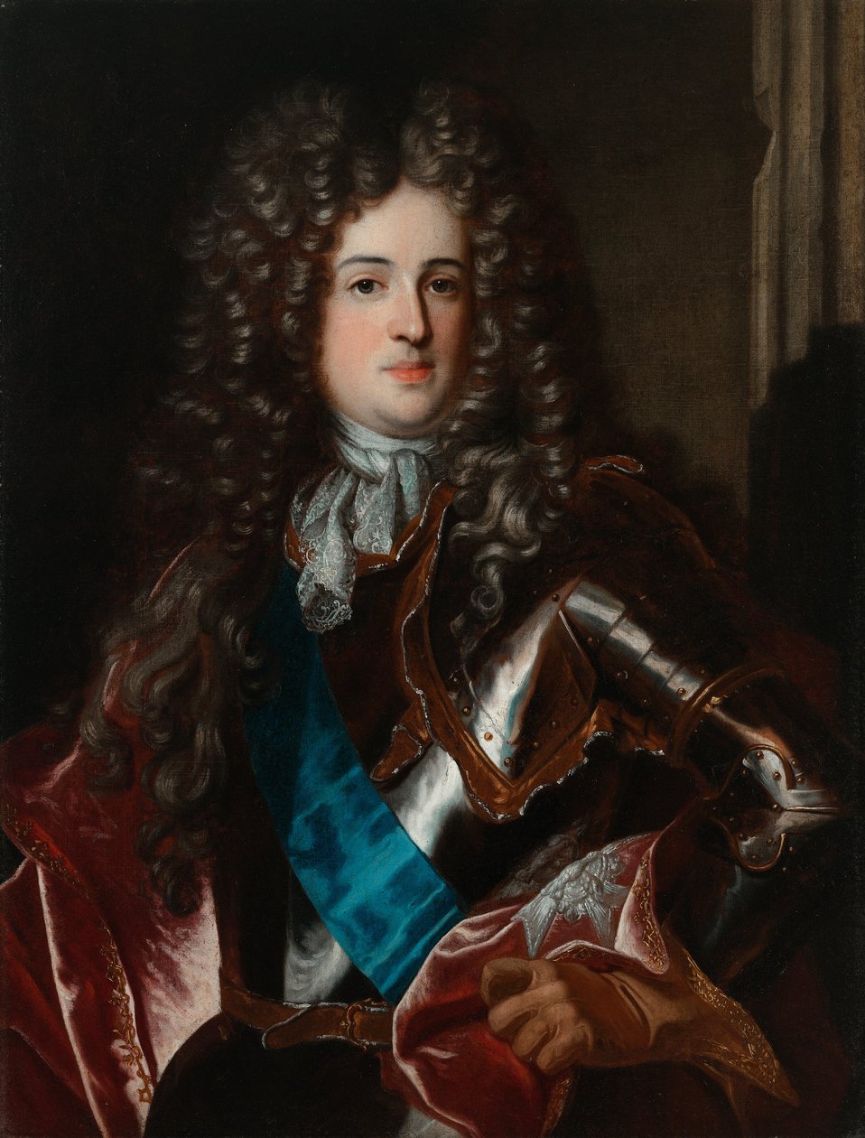Retrato de Aleksander Benedykt Sobieski de Hyacinthe Rigaud