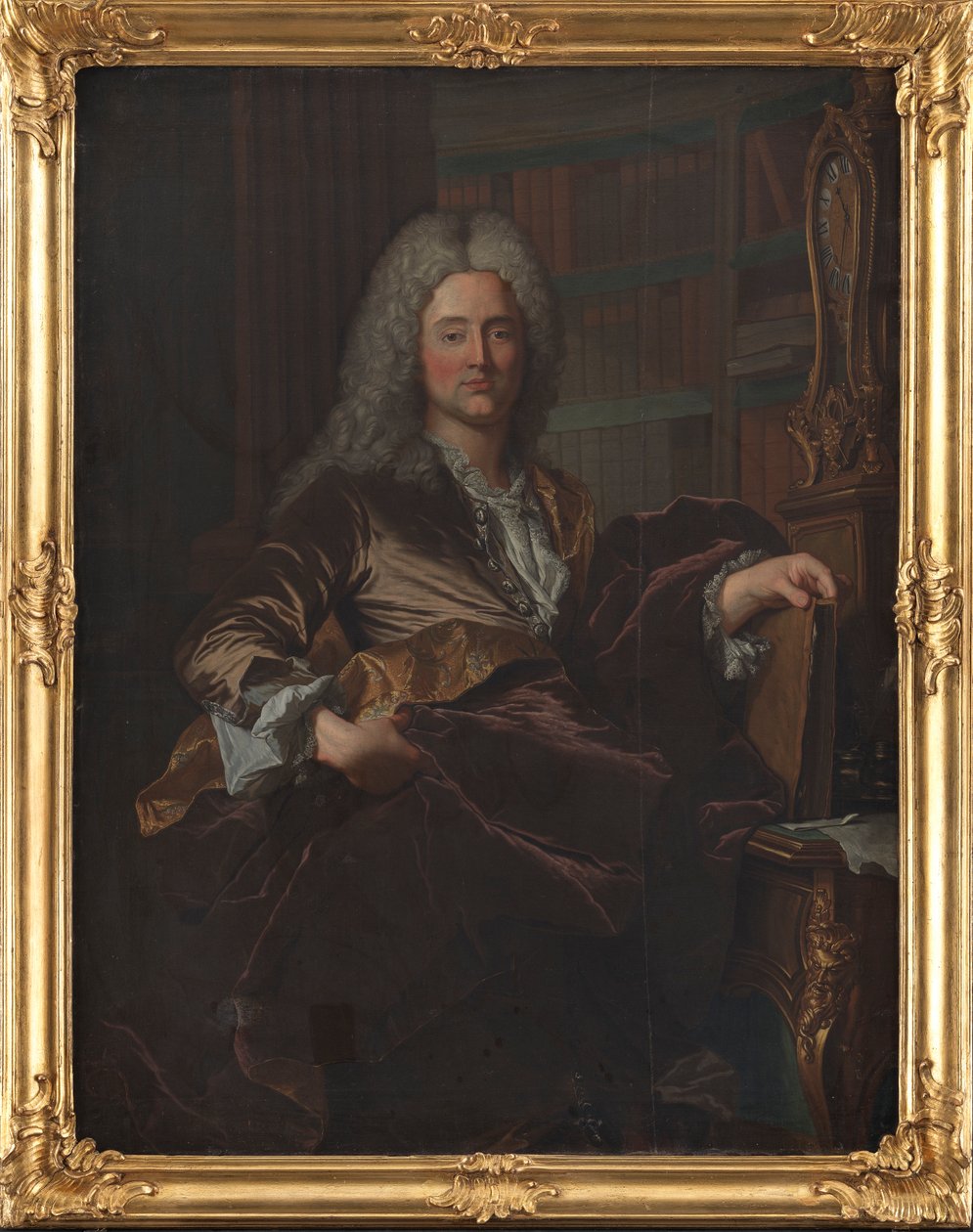 Retrato del juez del Tribunal Superior Peder Benzon Mylius de Hyacinthe Rigaud