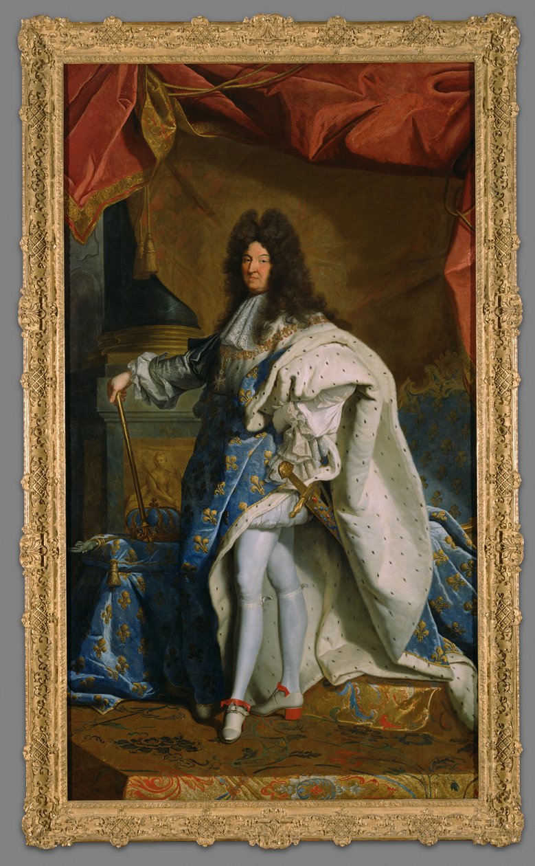 Retrato de Luis XIV de Hyacinthe Rigaud