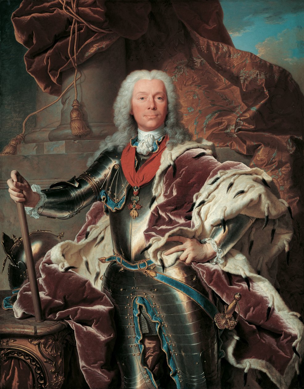 Retrato del príncipe Joseph Wenzel I de Liechtenstein (1696-1772) de Hyacinthe Rigaud