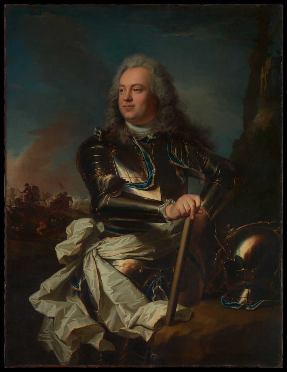 Retrato de un oficial general de Hyacinthe Rigaud