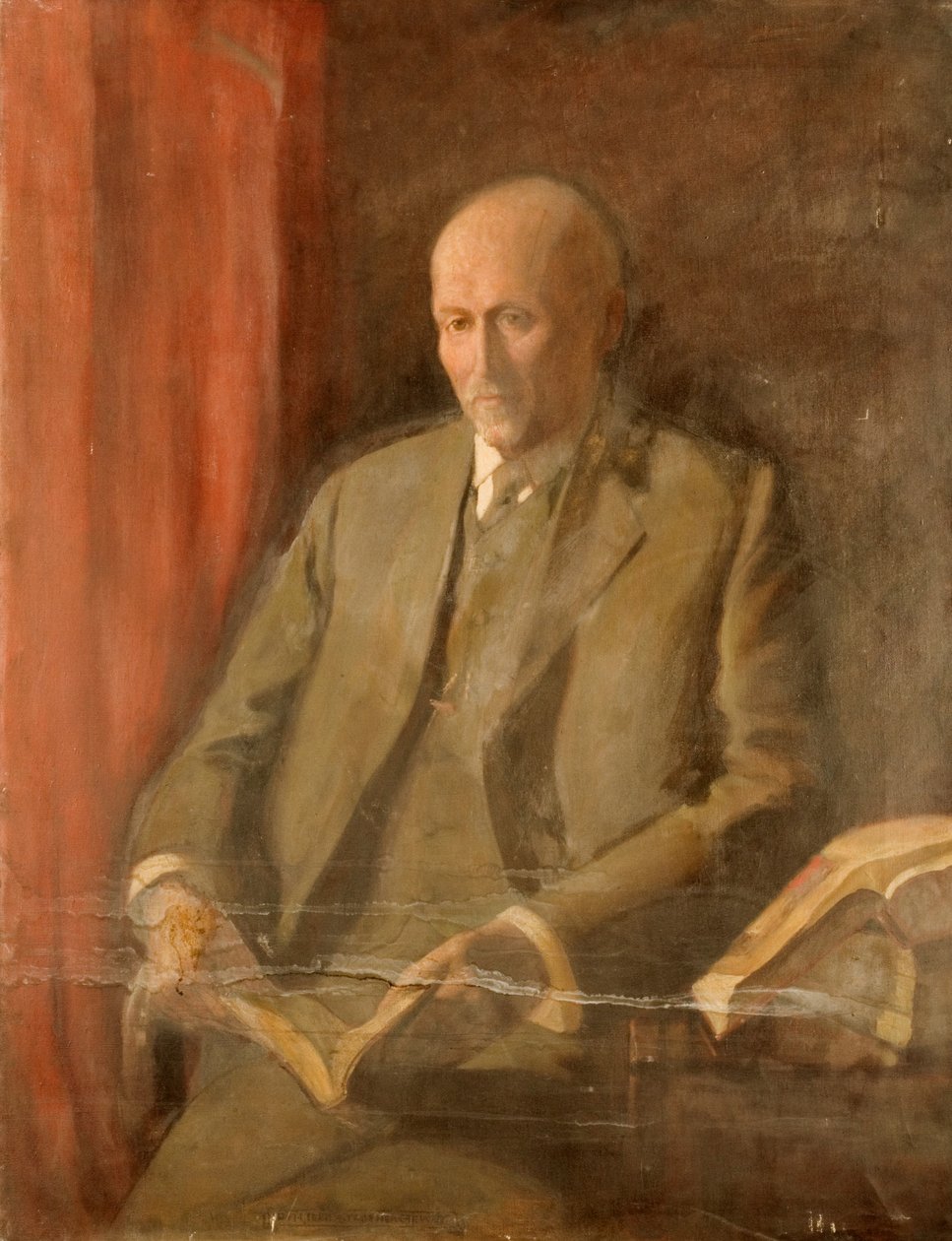 Retrato de hombre (óleo sobre lienzo) de Ida Lillie Strother Stewart