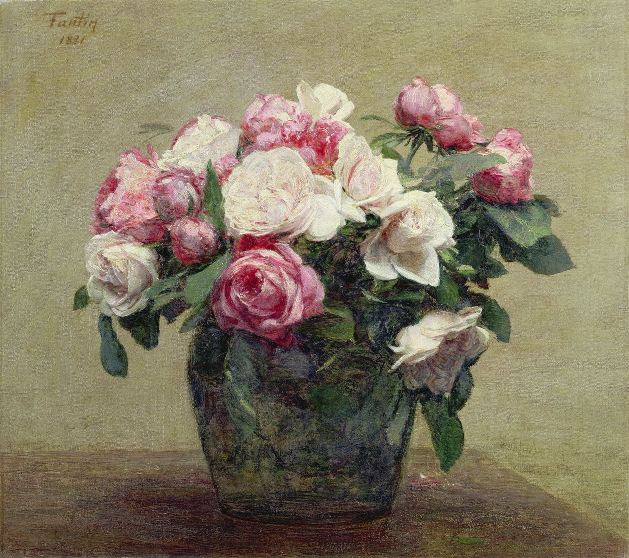 Rosas de Ignace Henri Jean Fantin-Latour