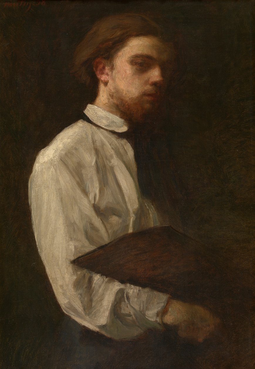 Autorretrato (óleo sobre lienzo) de Ignace Henri Jean Fantin Latour