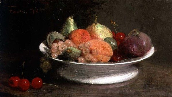 Naturaleza muerta de frutas de Ignace Henri Jean Fantin Latour
