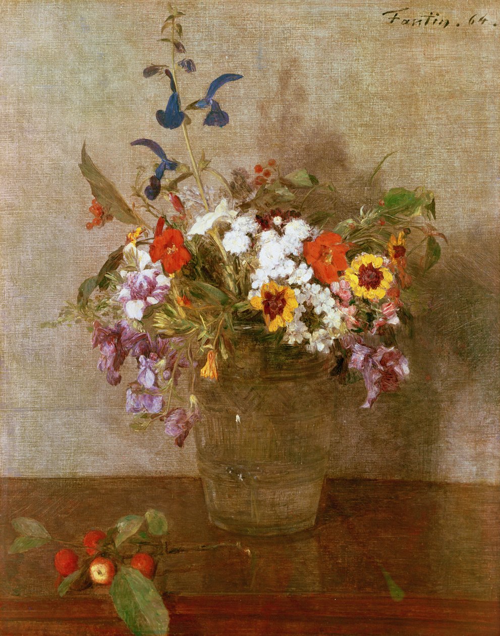 Flores de Otoño, 1864 de Ignace Henri Jean Fantin Latour