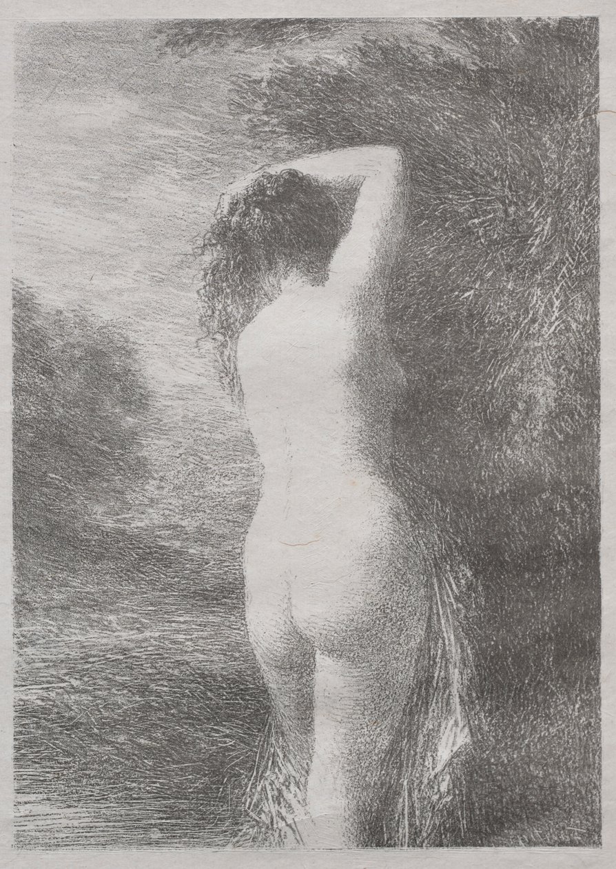 Bañista de pie, 1899 de Ignace Henri Jean Fantin Latour