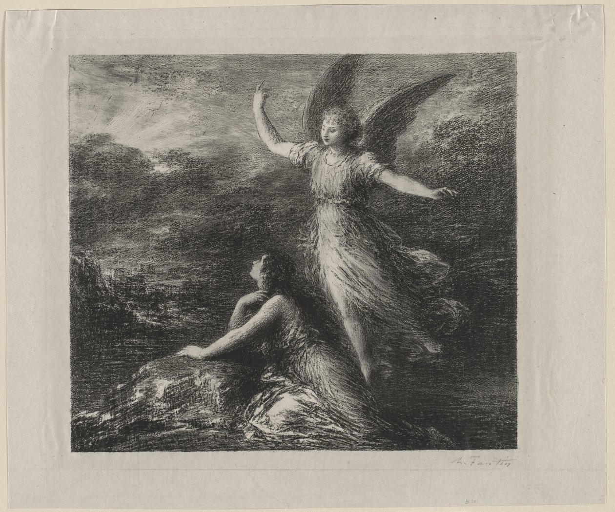 Le Paradis et la Peri, 1884 de Ignace Henri Jean Fantin Latour
