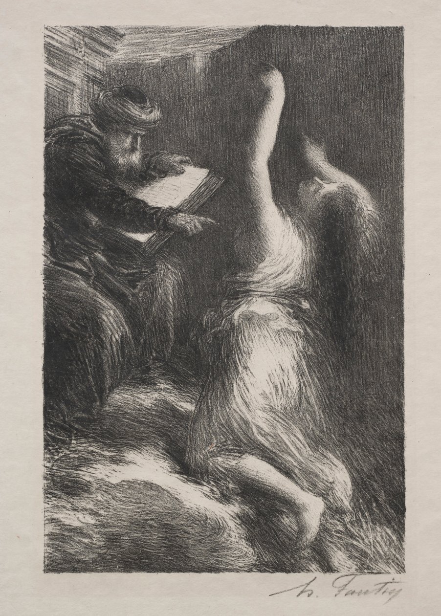 Parsival, Acto II: Evocación de Kundry de Ignace Henri Jean Fantin Latour