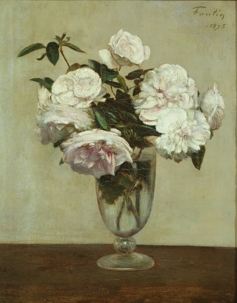 Rosas rosadas de Ignace Henri Jean Fantin Latour