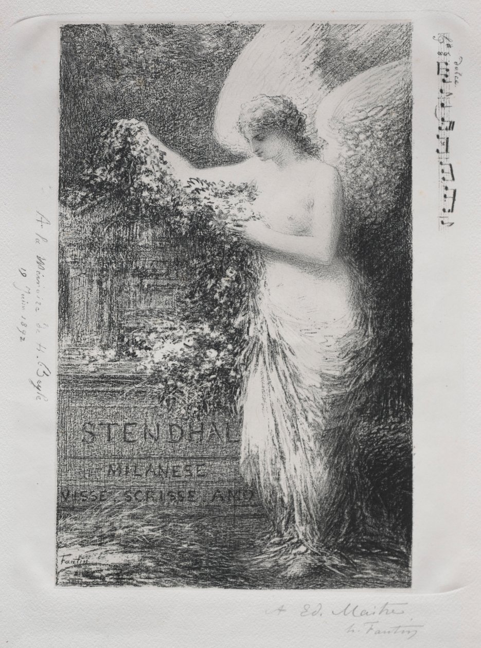 A Stendhal, 1892 de Ignace Henri Jean Fantin-Latour