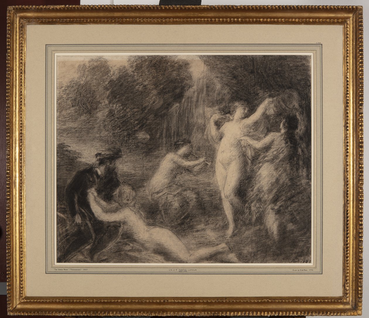 Tannhäuser en Venusberg de Ignace Henri Jean Fantin Latour