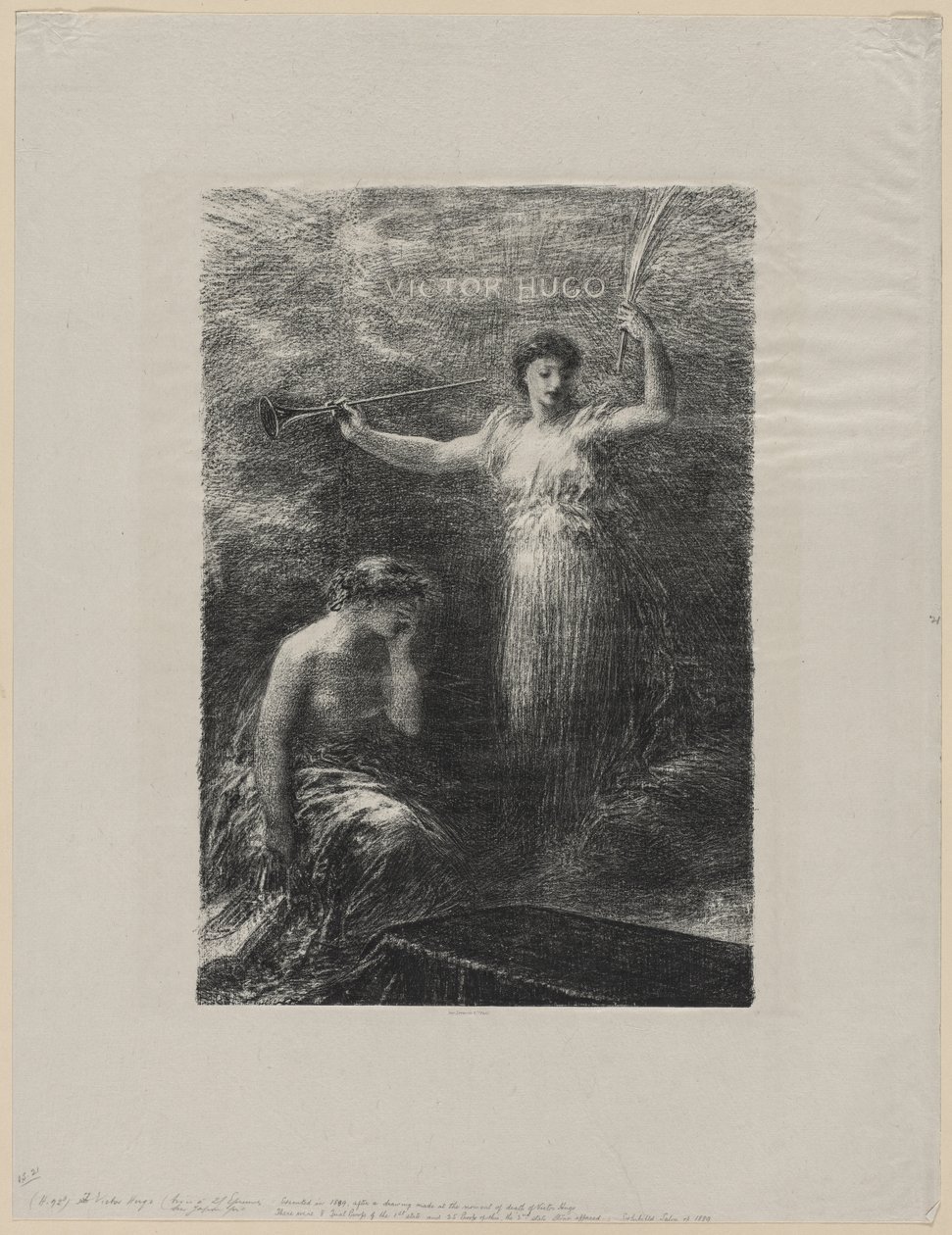 A Victor Hugo, 1889 de Ignace Henri Jean Fantin Latour