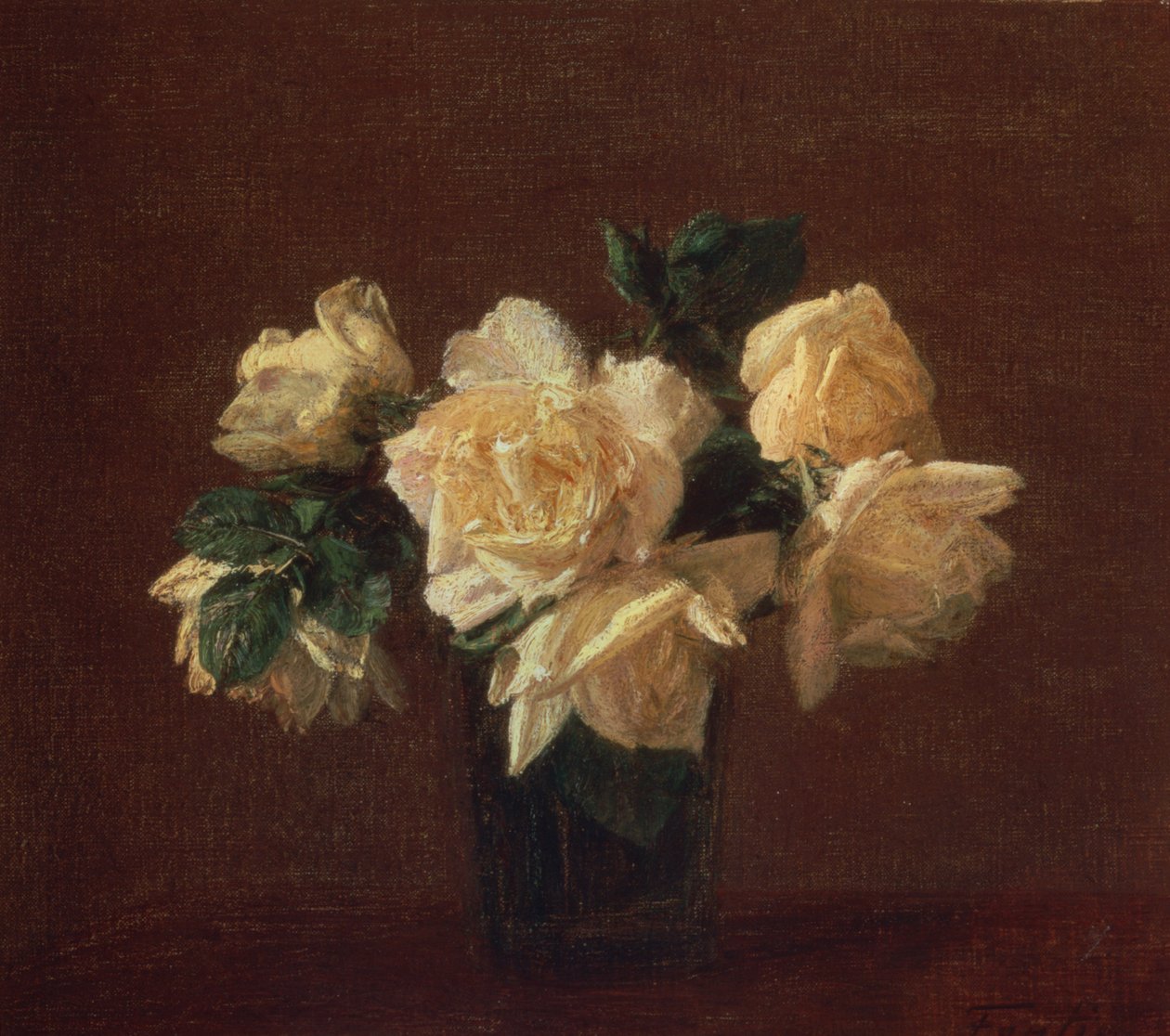 Rosas amarillas de Ignace Henri Jean Fantin Latour