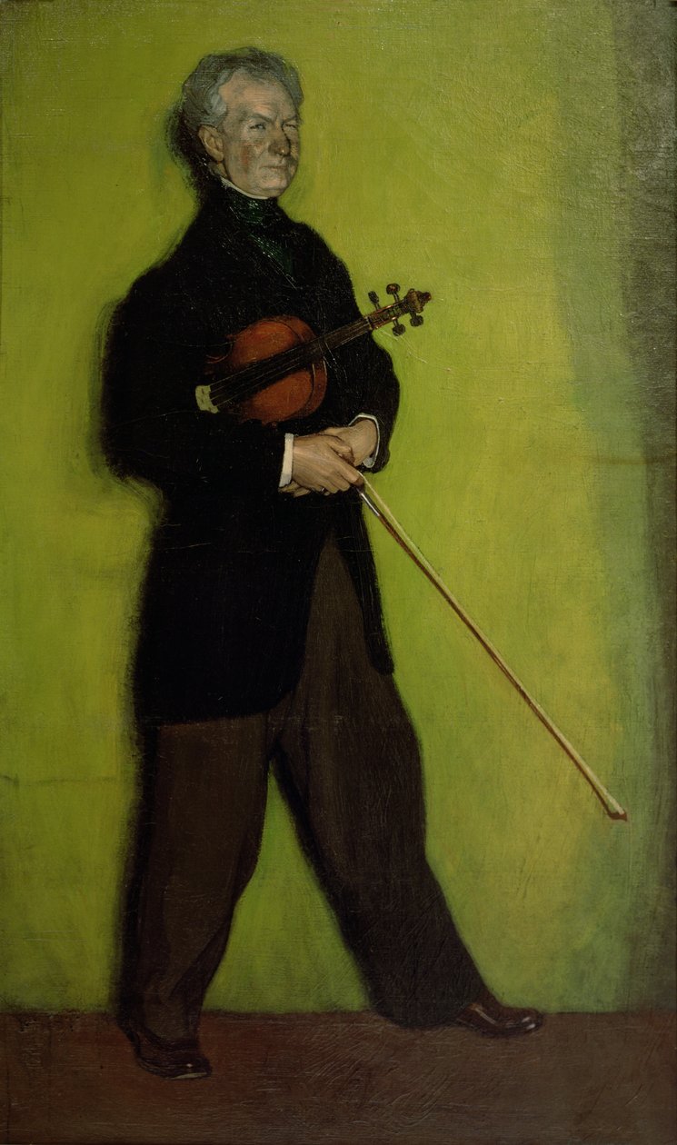 Retrato del violinista Larrapide, 1910 de Ignacio Zuloaga y Zabaleta