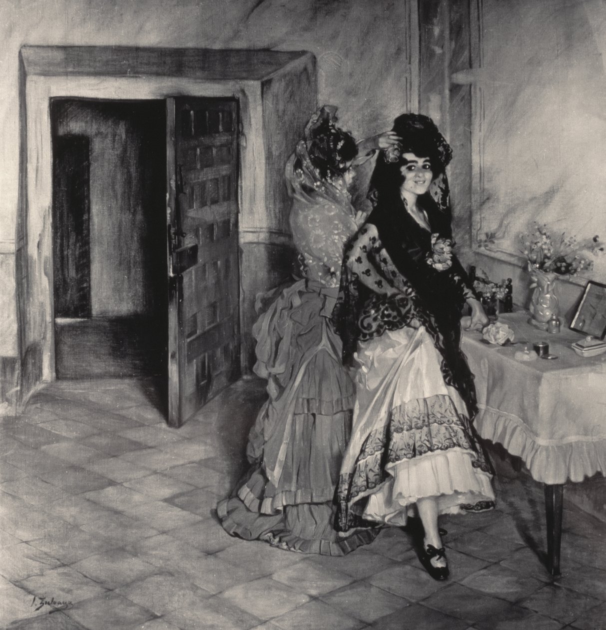 Preparativos para la corrida, 1903 de Ignacio Zuloaga y Zabaleta