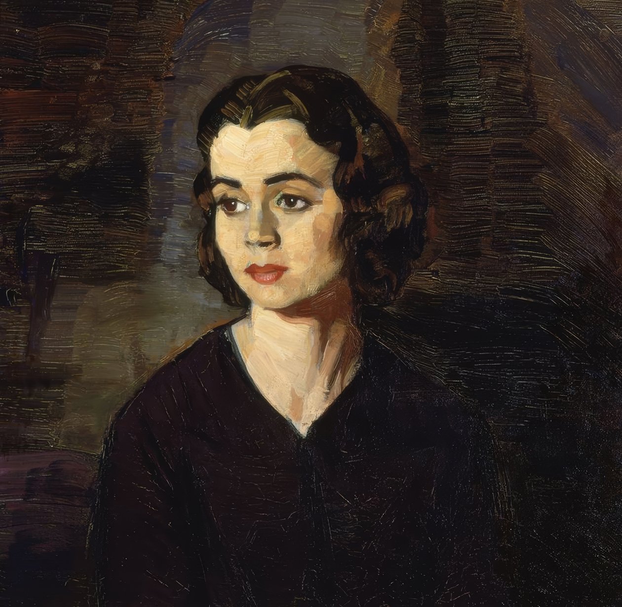 Retrato de señora – Siglo XX de Ignacio Zuloaga y Zabaleta
