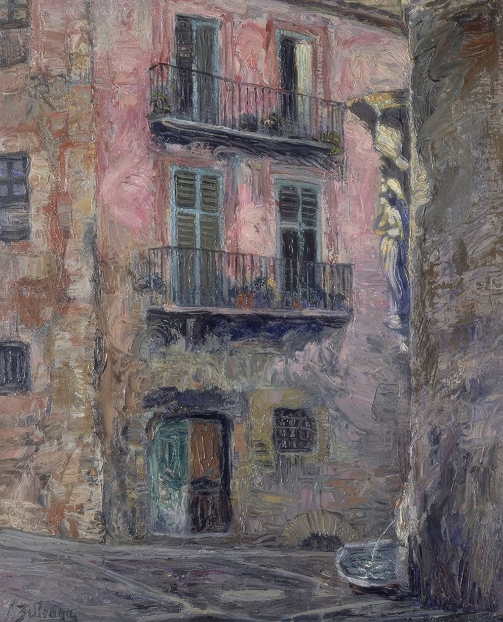 Calle del Ángel de Gerona (1931) de Ignacio Zuloaga y Zabaleta
