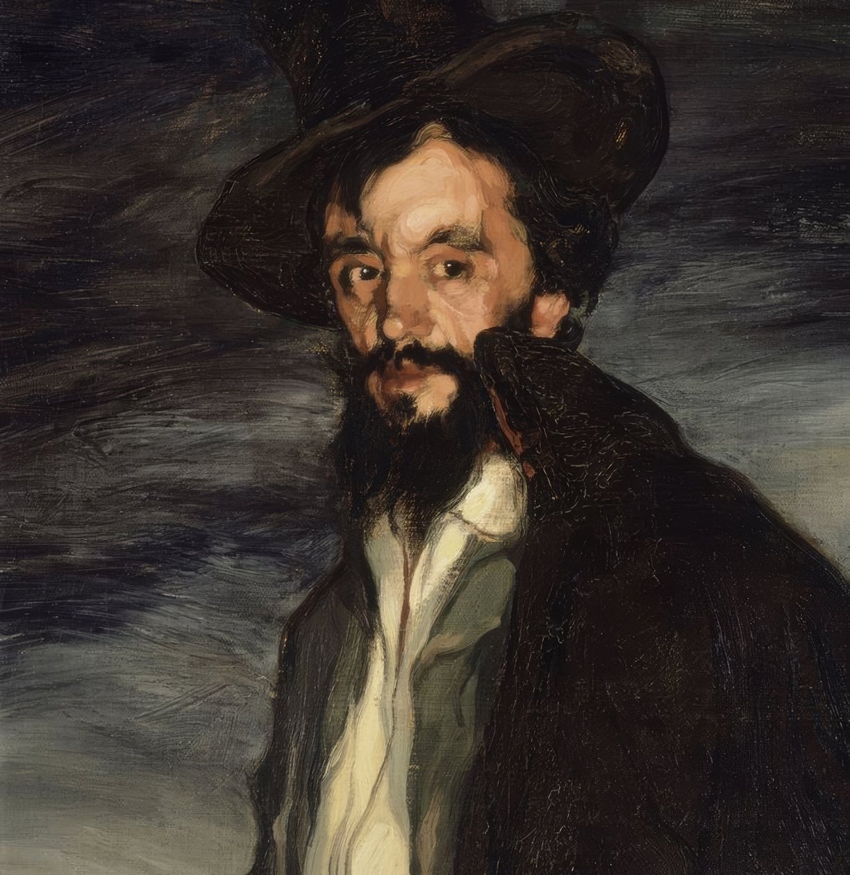 Retrato del pintor Pablo Uranga (detalle) de Ignacio Zuloaga y Zabaleta