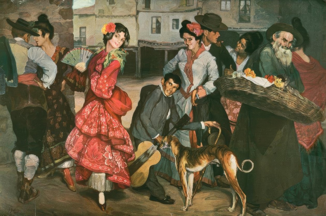 La calle del vicio de Ignacio Zuloaga y Zabaleta