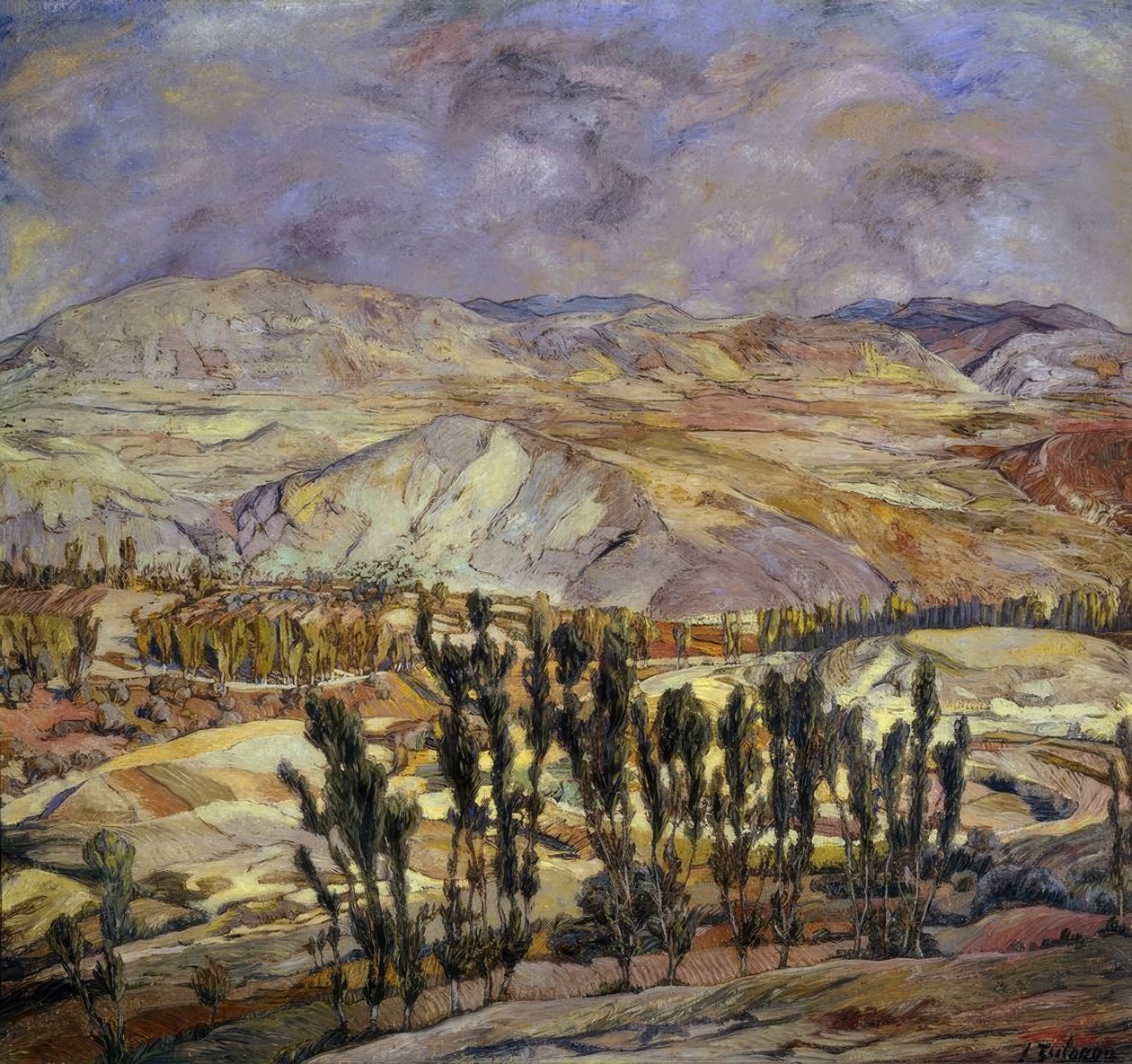 Paisaje en Calatayud (1930) de Ignacio Zuloaga y Zabaleta