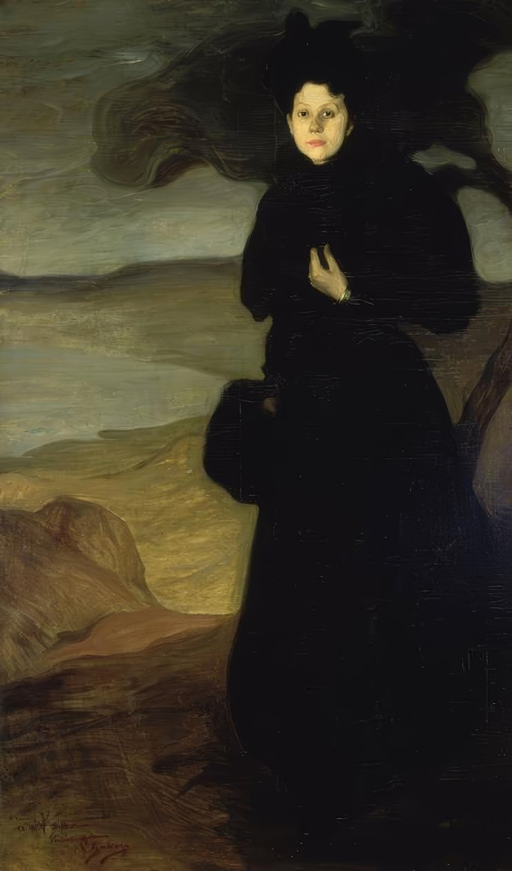 Retrato de Valentine Dethomas de Ignacio Zuloaga y Zabaleta