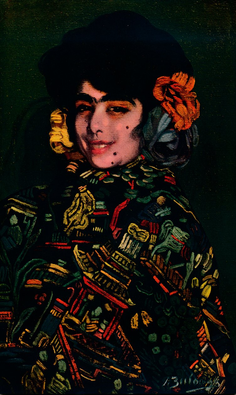 Chica española, 1907 de Ignacio Zuloaga y Zabaleta