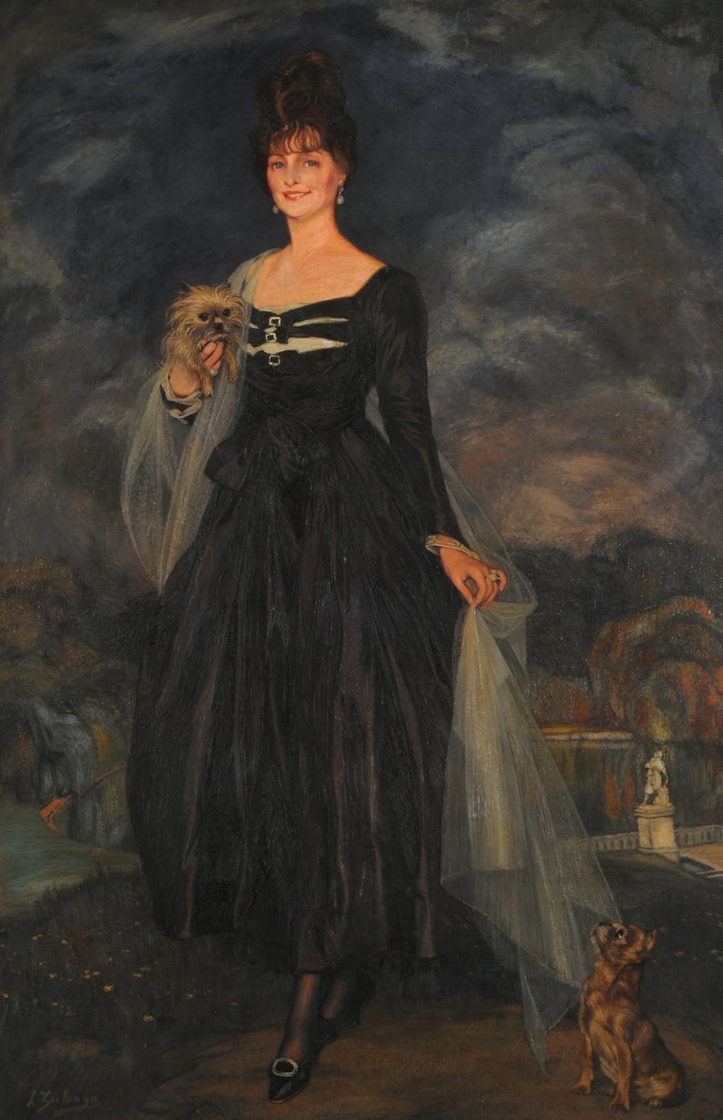 Retrato de señora S. W. de S. de Ignacio Zuloaga y Zabaleto