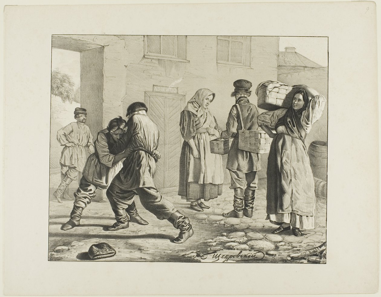 Escenas de la vida popular rusa de Ignatii Stepanovich Shchedrovskii