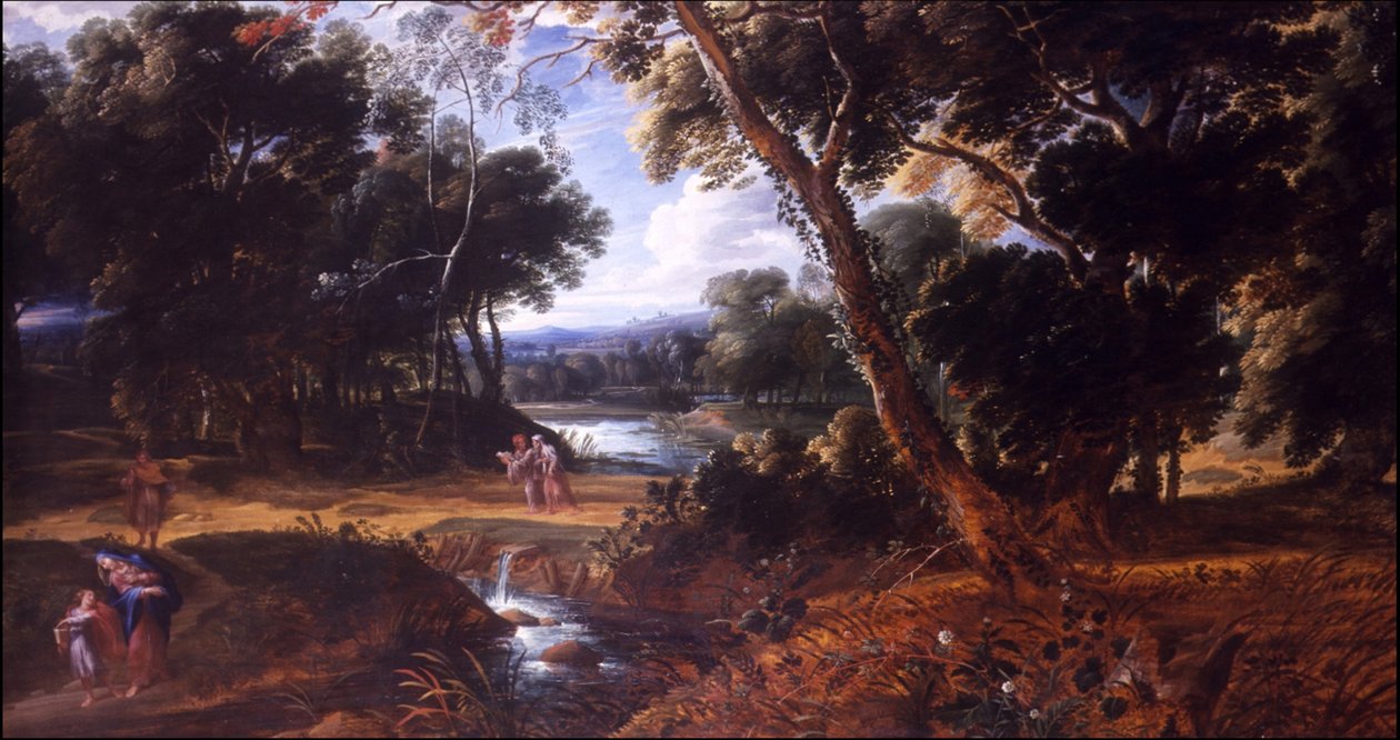 Paisaje con la Madonna y el Niño redescubierto de Ignatius van der Stock