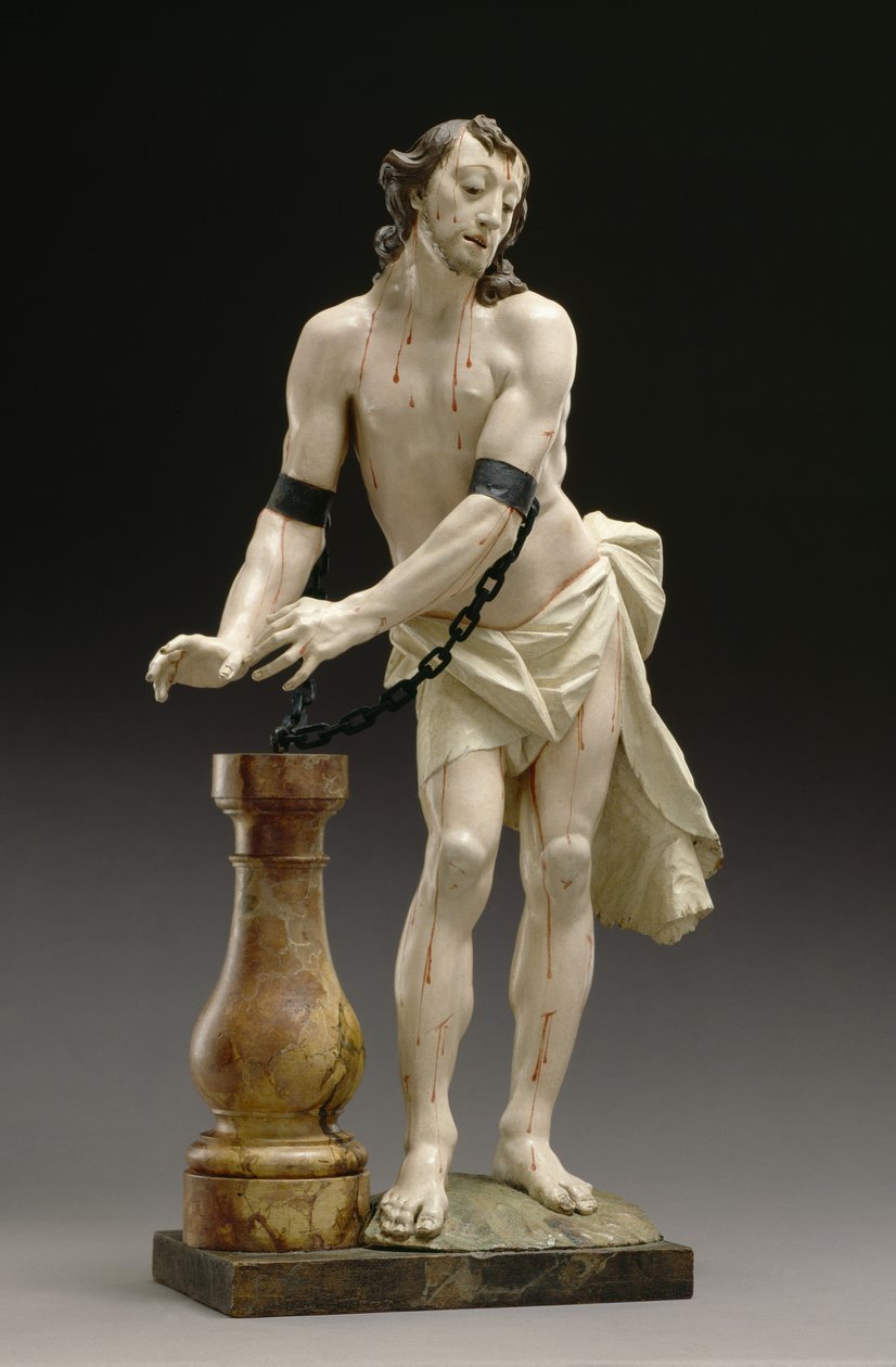 Cristo en la columna, 1754 de Ignaz Gunther