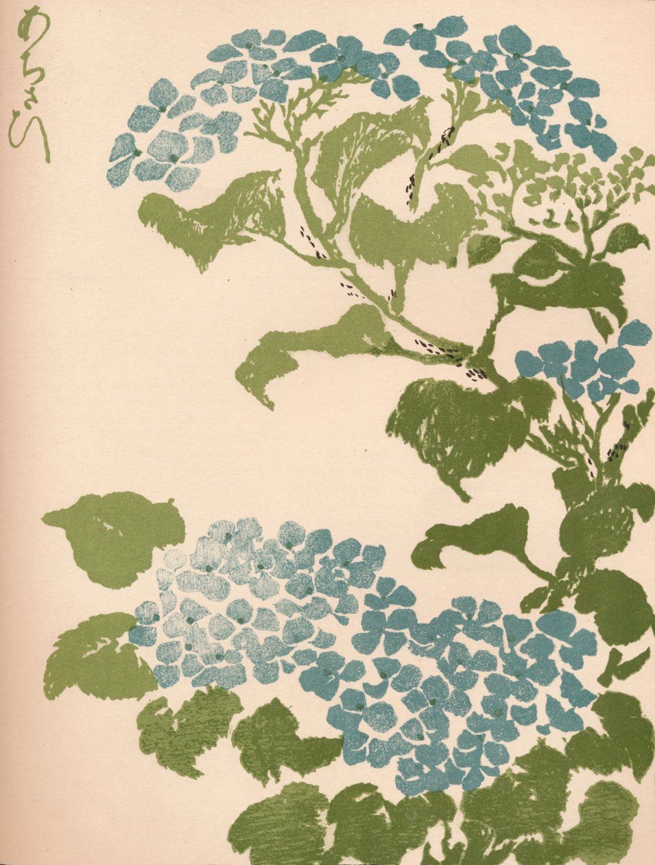 Hortensia, 1838 de Ikeda Eisen